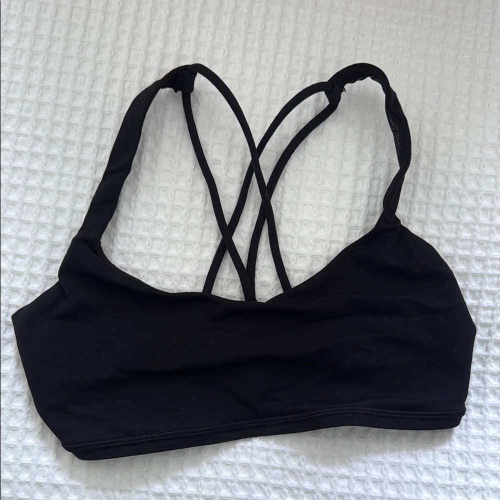 lululemon athletica Black Strappy Sports Bra